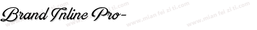 Brand Inline Pro字体转换